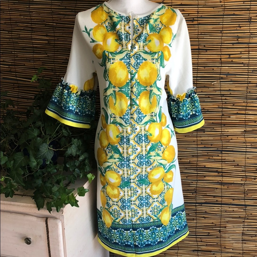 Lemon print dress